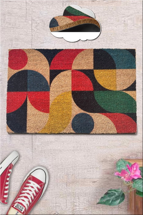 Conceptum Felpudo Grave de Coco Multicolor 40 x 60 cm Conceptum Felpudo Grave de Coco Multicolor 40 x 60 cm